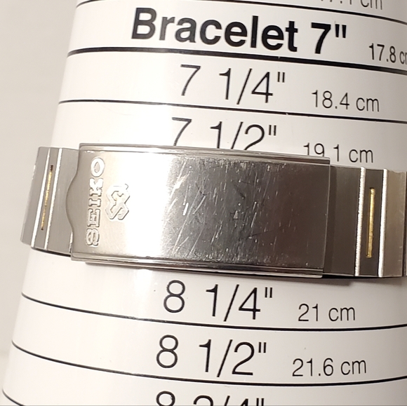 Vintage Seiko SQ Men's Stainless Steel Silver Dial Watch Day Date Five Jewels - Picture 7 of 11